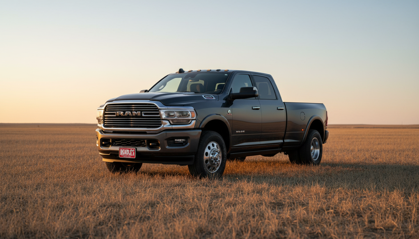 2026 Ram 3500 in Granite Crystal at Beadle's in Bowdle SD