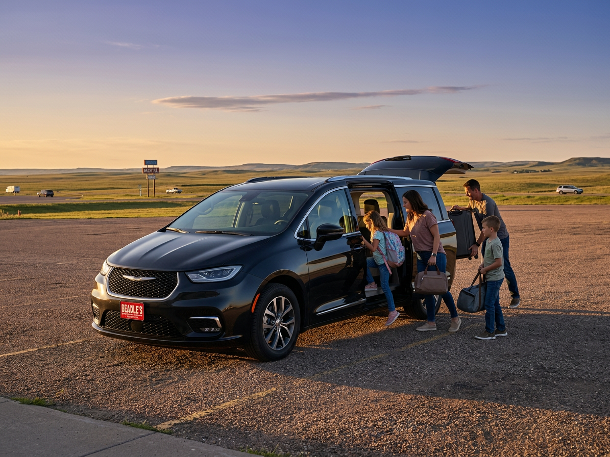 2026 Chrysler Pacifica in Diamond Black Crystal at Beadle's in Bowdle SD
