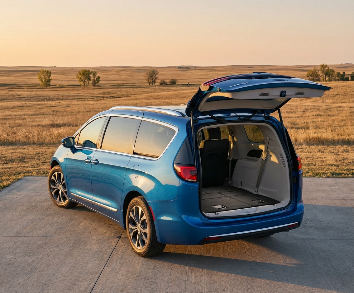 2026 Chrysler Pacifica in Hydro Blue Pearl Coat at Beadle's in Bowdle SD