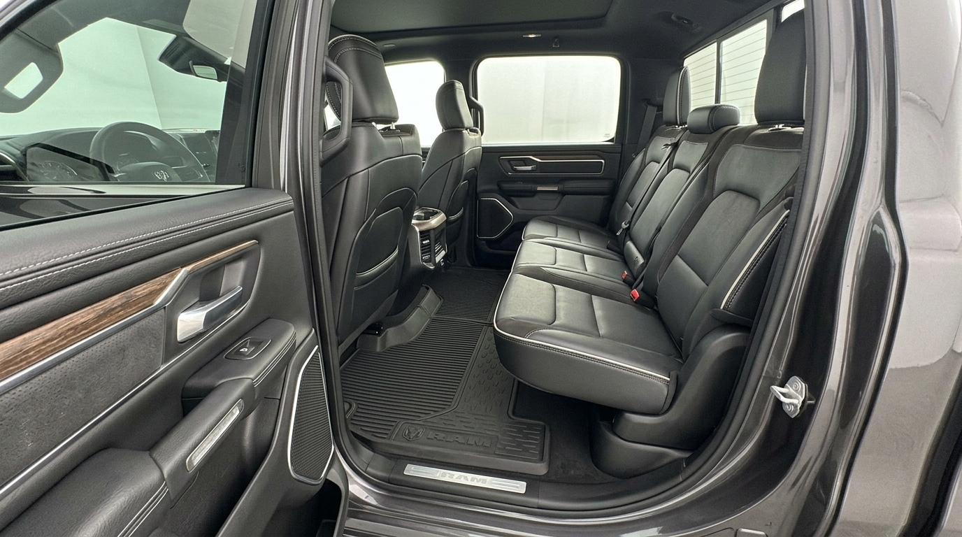 2026 Ram 1500 Crew Cab rear seat interior cabin space