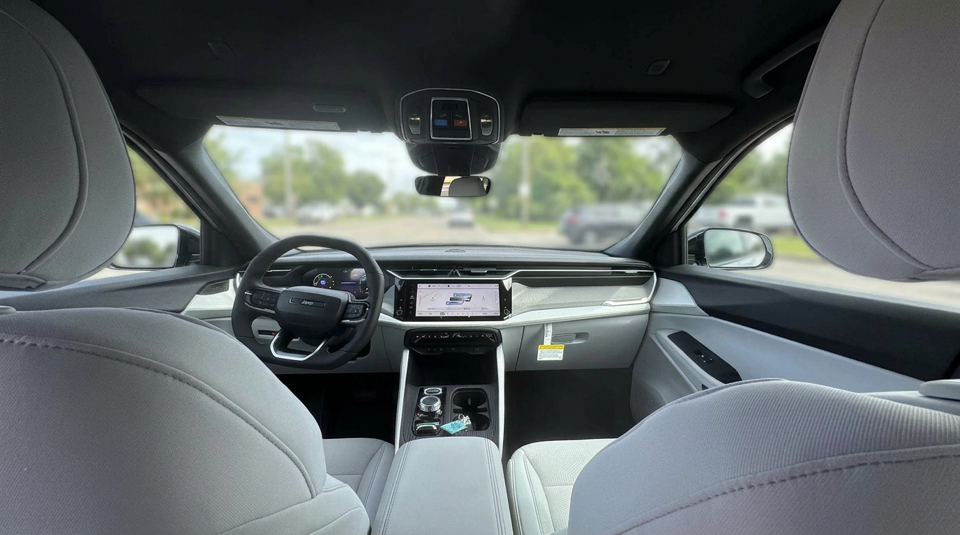 2026 Jeep Cherokee interior dashboard and infotainment display