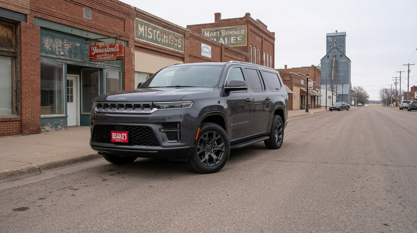 2026 Jeep Grand Wagoneer L Baltic Grey side profile Bowdle