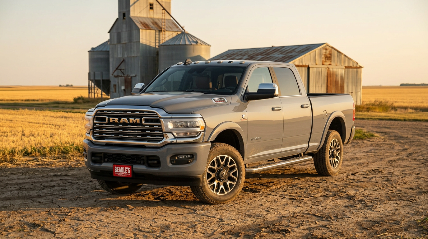 2026 Ram 3500 SRW single rear wheel South Dakota farmland