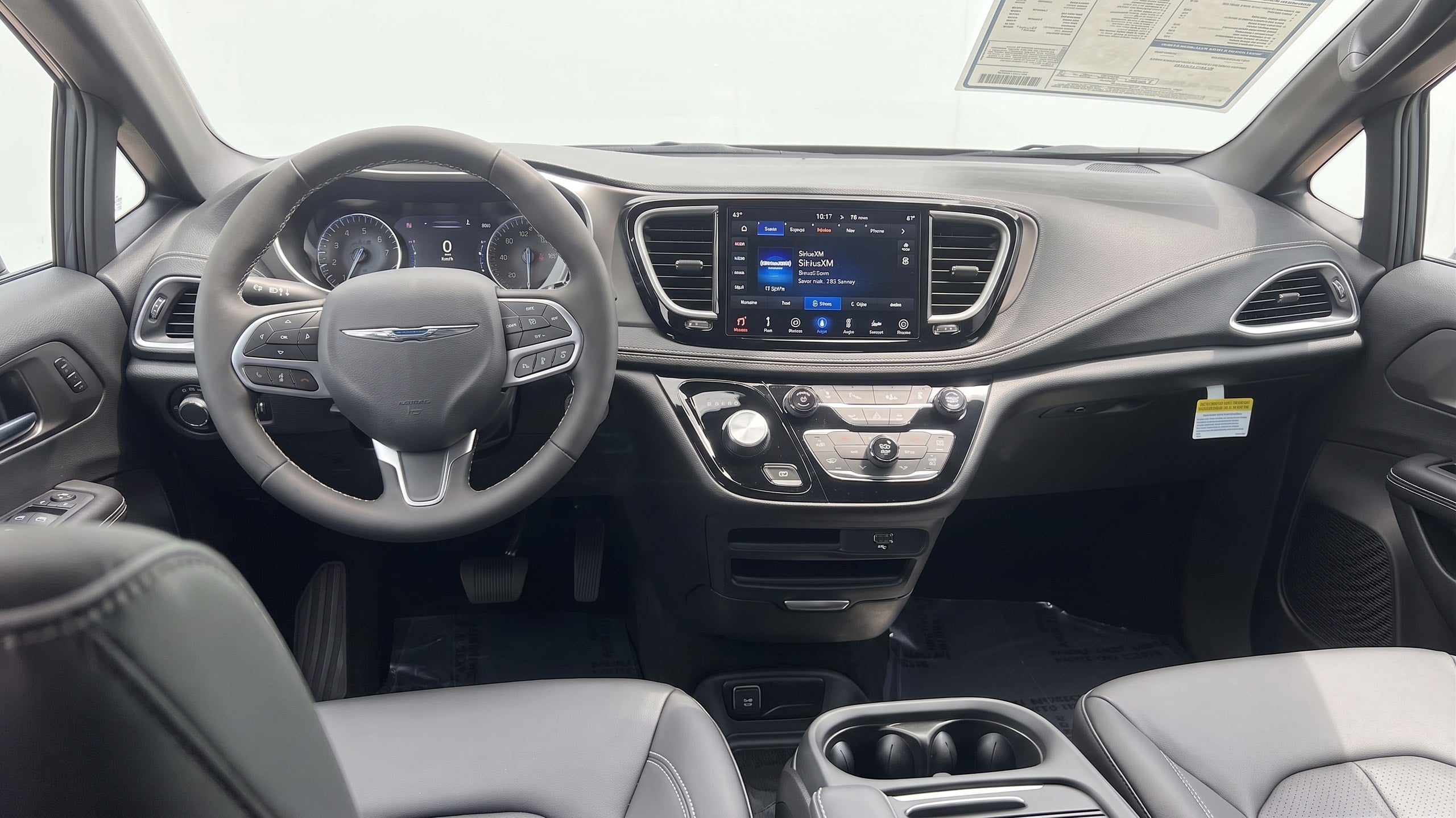 2027 Chrysler Pacifica Uconnect 5 touchscreen and infotainment display